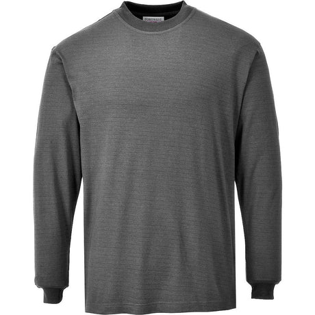 Portwest Flame Resistant Anti-Static Long Sleeve T-Shirt