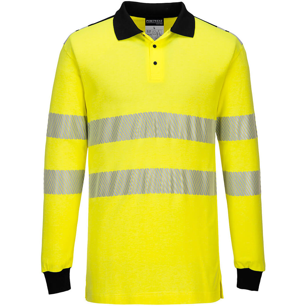 Portwest WX3 Flame Resistant Hi-Vis Polo Shirt