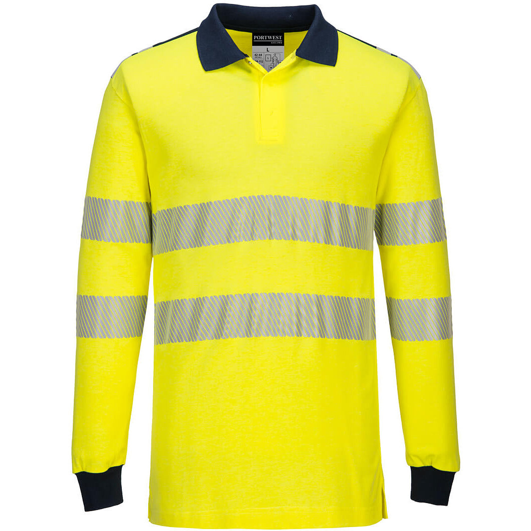 Portwest WX3 Flame Resistant Hi-Vis Polo Shirt