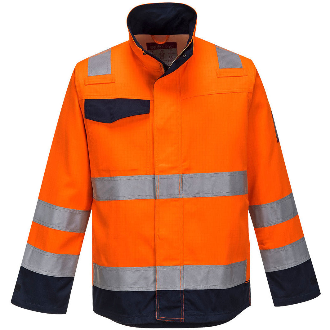 Portwest Modaflame RIS Orange/Navy Jacket