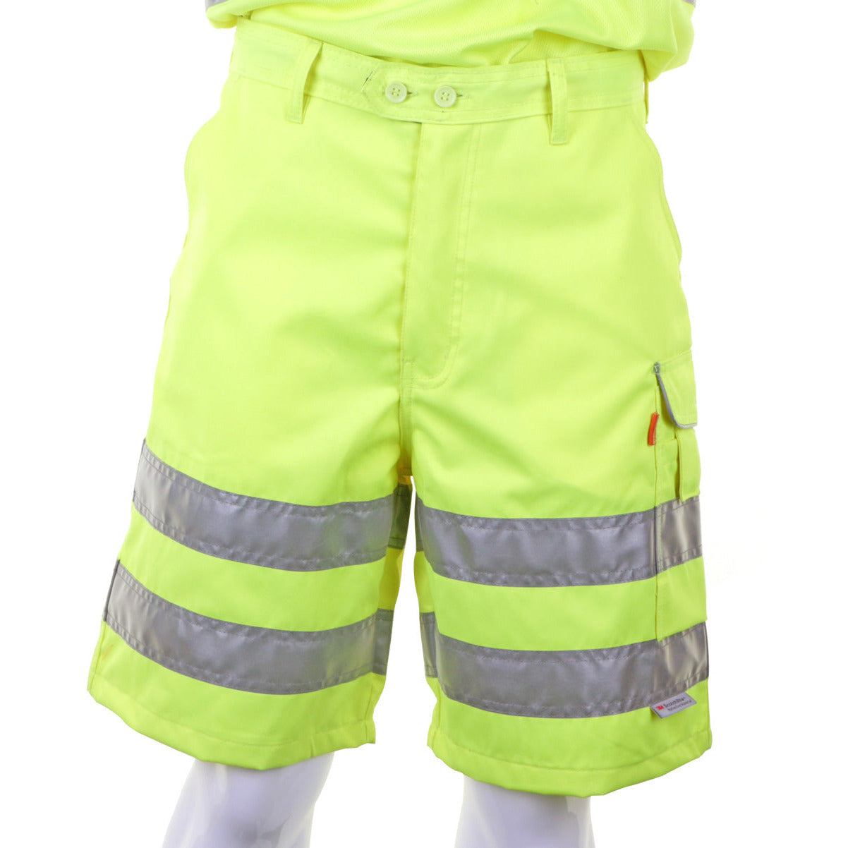 Sat Yellow Hiviz Shorts 34