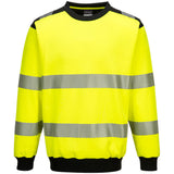 Portwest PW3 Hi-Vis Crew Neck Sweatshirt