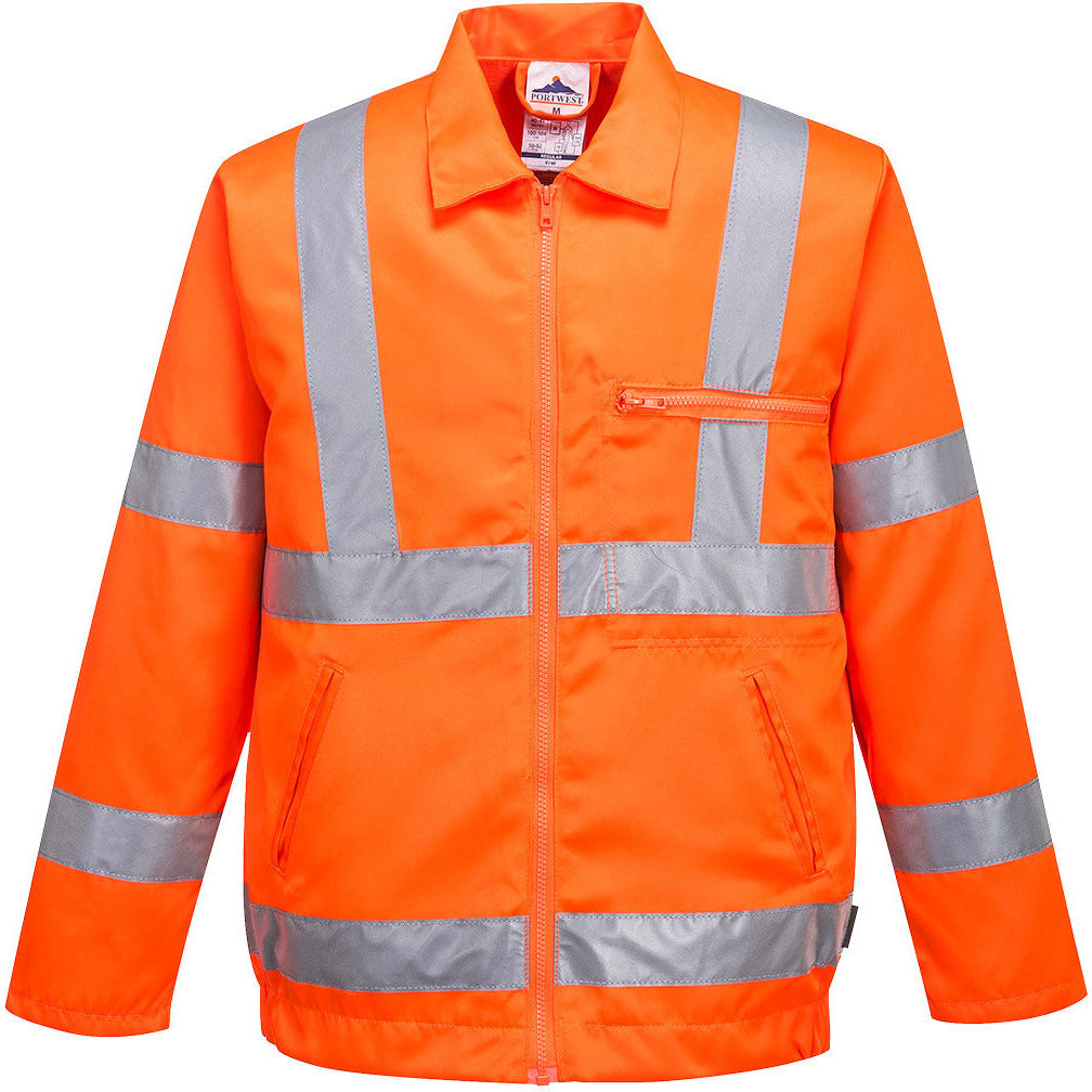 Portwest Hi-Vis Poly-Cotton Jacket