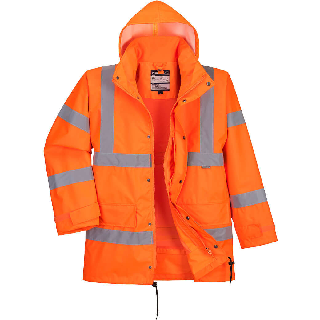 Portwest Hi-Vis Breathable Traffic Jacket (Interactive)