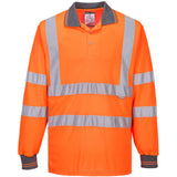 Portwest Hi-Vis Long Sleeved Polo