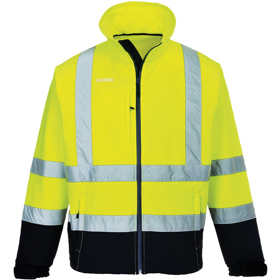 Portwest Hi-Vis Contrast Softshell (3L)