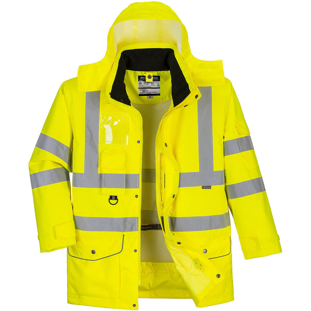 Portwest Hi-Vis 7-in-1 Traffic Jacket