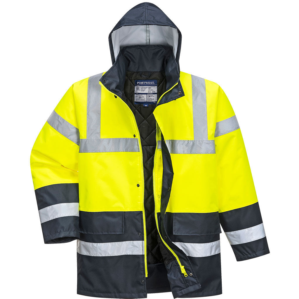 Portwest Hi-Vis Contrast Traffic Jacket