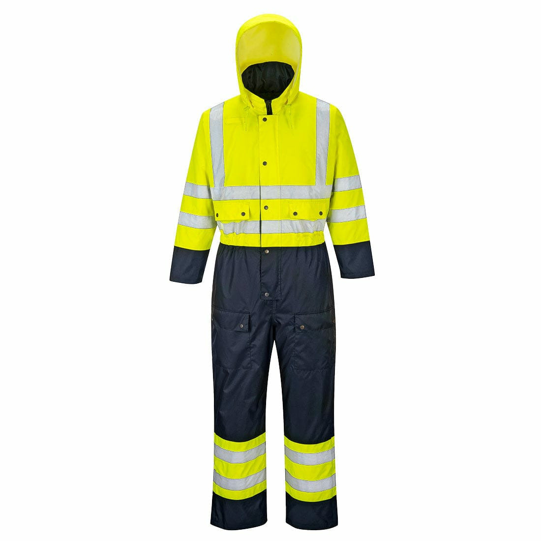 Portwest S485 - Hi-Vis Contrast Coverall - Lined