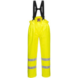 Portwest Bizflame Rain Unlined  Hi-Vis Antistatic FR Trouser