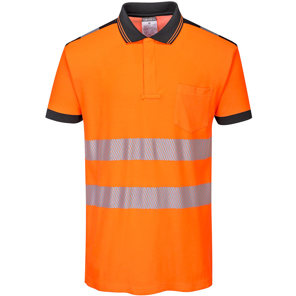 Portwest PW3 Hi-Vis Polo Shirt S/S