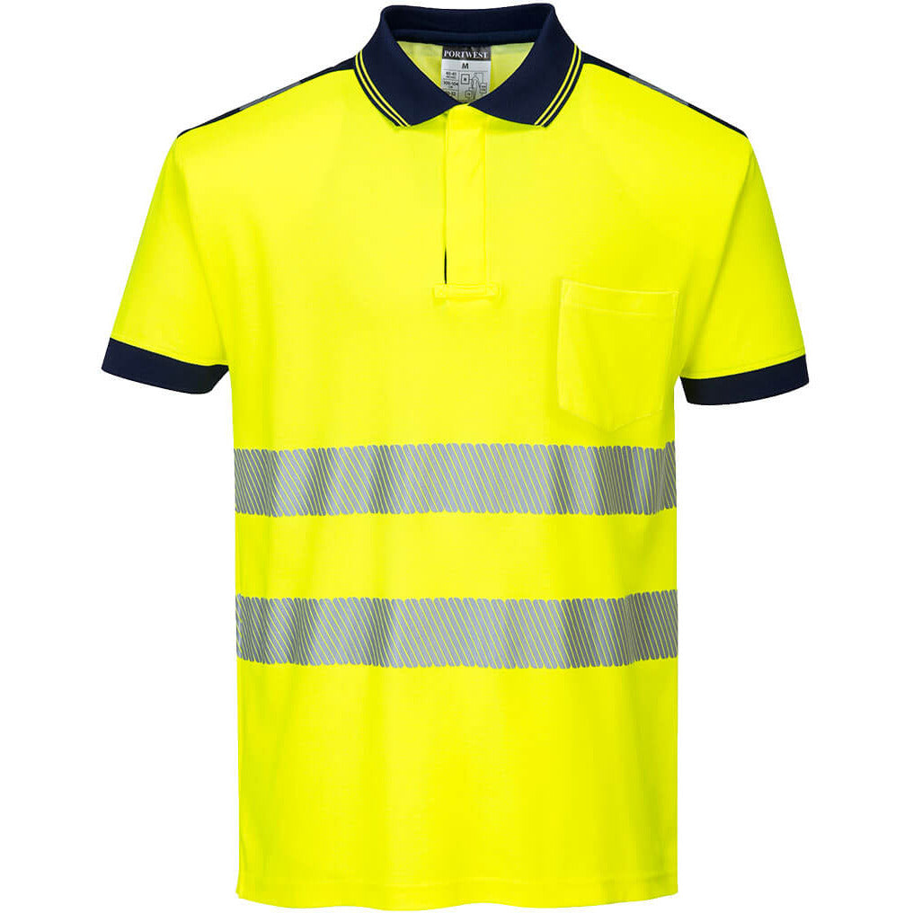 Portwest PW3 Hi-Vis Polo Shirt S/S