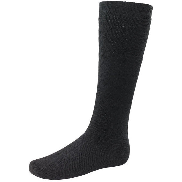 Thermal Terry Sock Long Black